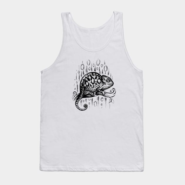 Carpet Chameleon Tank Top by Yulla